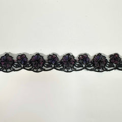 L2607-011 border lace trimming