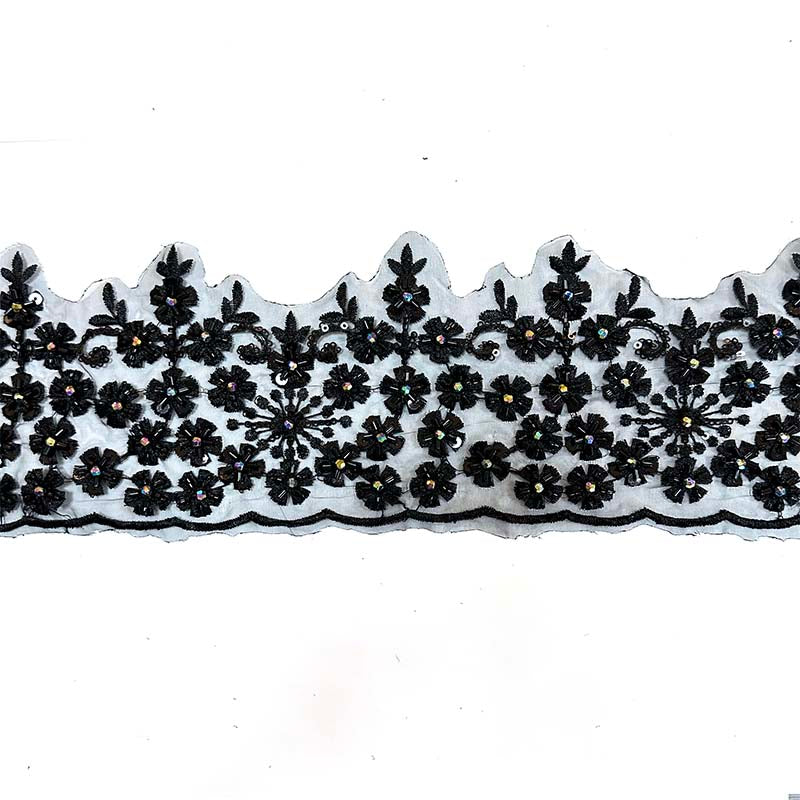 D2608-131 multicolor bead trimming