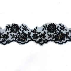 D2608-132 multicolor bead trimming
