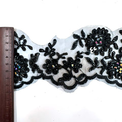 D2608-132 multicolor bead trimming
