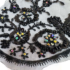 D2608-133 multicolor bead trimming