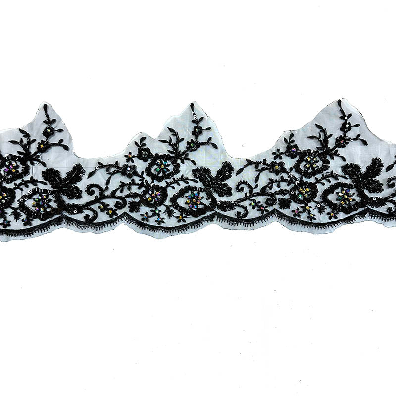 D2608-133 multicolor bead trimming