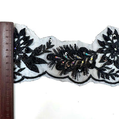 D2608-136 multicolor bead trimming