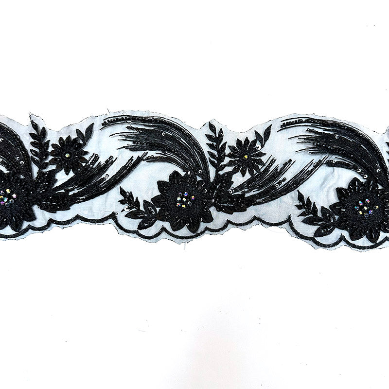 D2608-137 multicolor bead trimming
