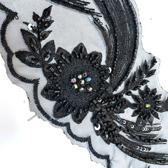 D2608-137 multicolor bead trimming