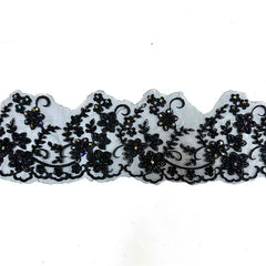 D2608-139 multicolor bead trimming