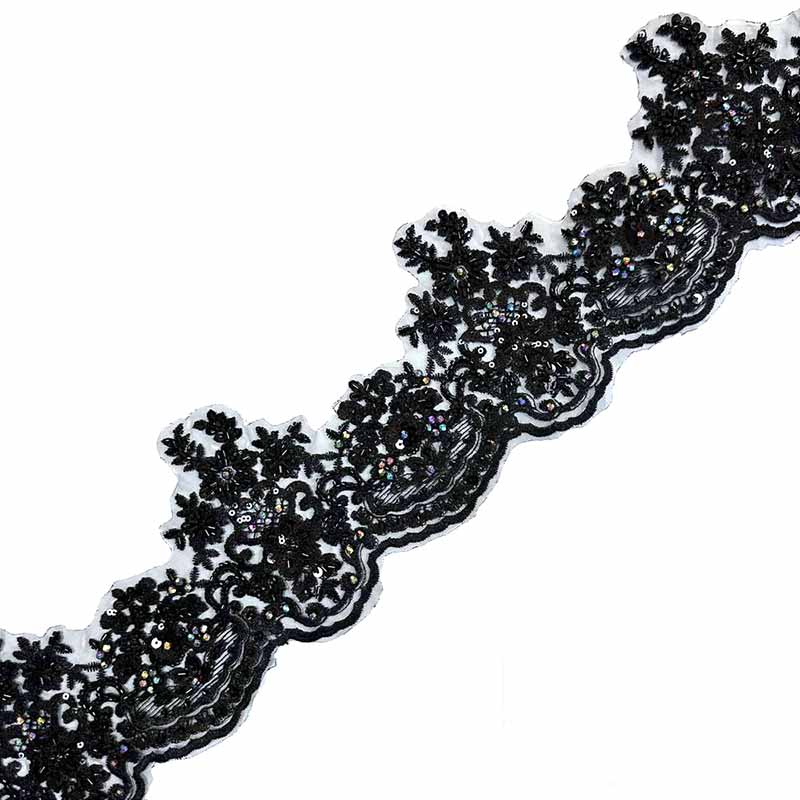 D2608-149 multicolor bead trimming