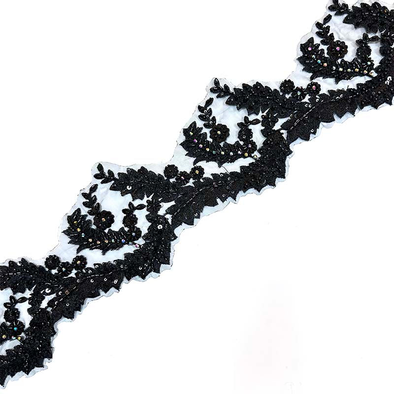 D2608-155 multicolor bead trimming