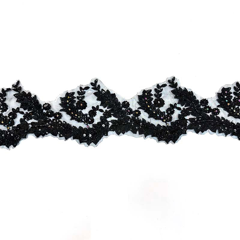 D2608-155 multicolor bead trimming