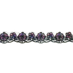 L2607-011 border lace trimming