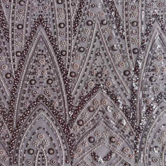 QAF10004 beaded Lace Fabric