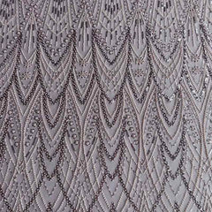 QAF10005 beaded Lace Fabric