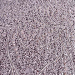 QAF10006 beaded Lace Fabric