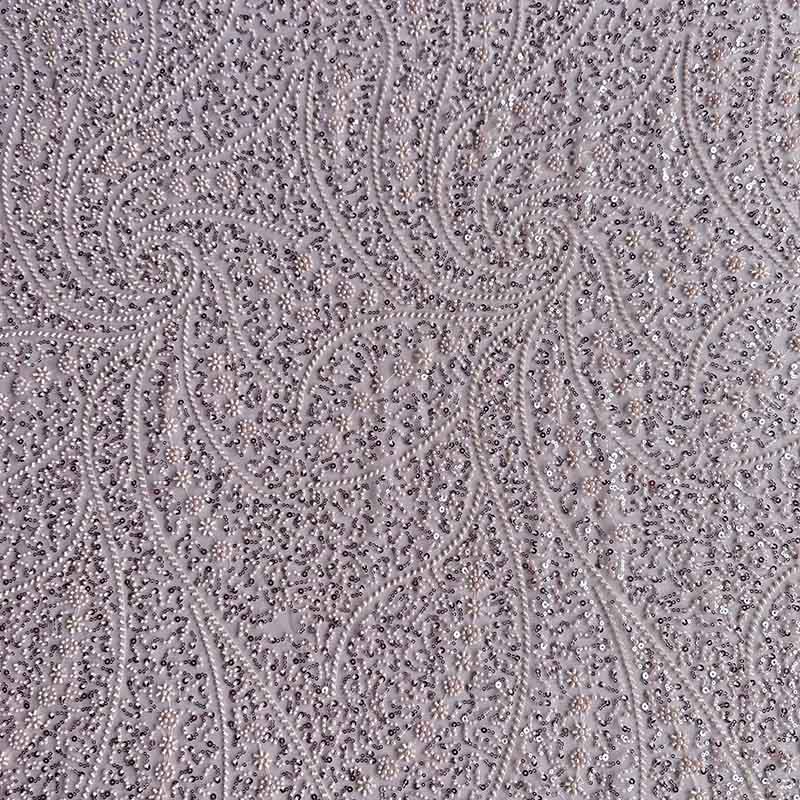 QAF10006 beaded Lace Fabric