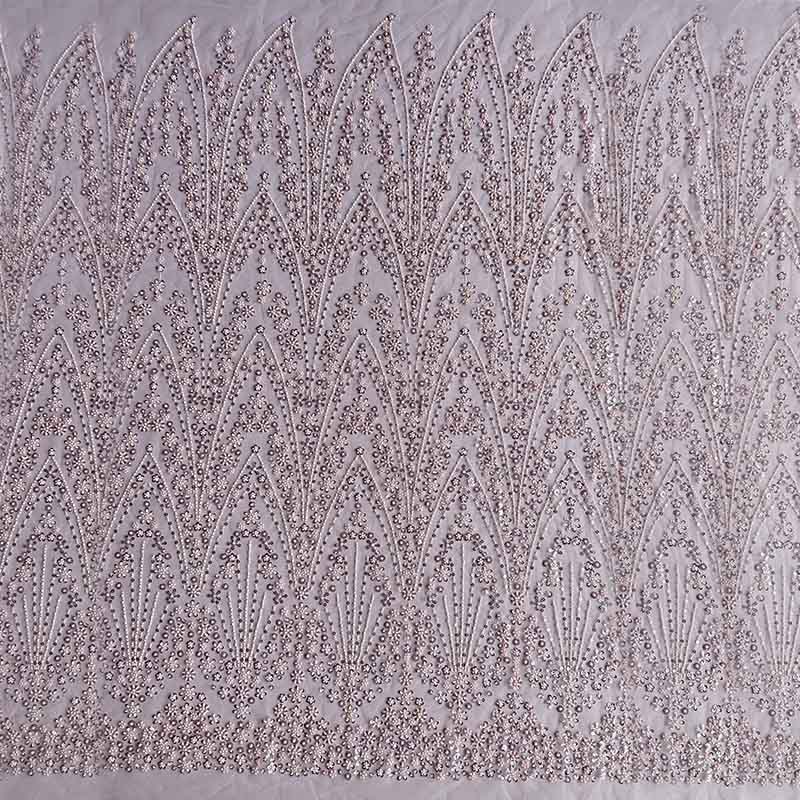 QAF10008 beaded Lace Fabric