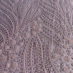 QAF10010 beaded Lace Fabric