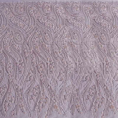 QAF10011 beaded Lace Fabric