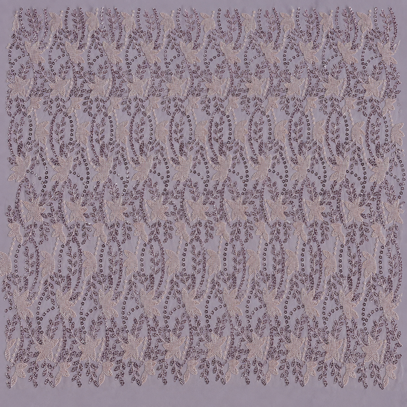 QAF10018 beaded Lace Fabric