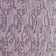 QAF10018 beaded Lace Fabric