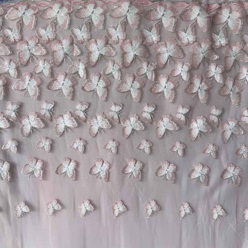 QAF10028 Butterfly lace fabric