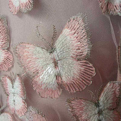 QAF10028 Butterfly lace fabric