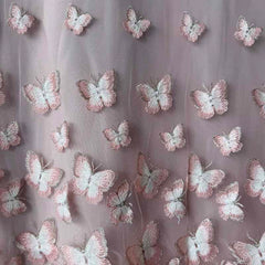 QAF10028 Butterfly lace fabric
