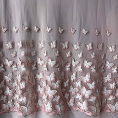 QAF10028 Butterfly lace fabric