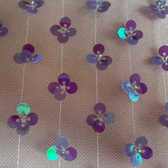 QAF10030 Fancy sequins fabric for kid dress