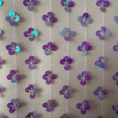 QAF10030 Fancy sequins fabric for kid dress