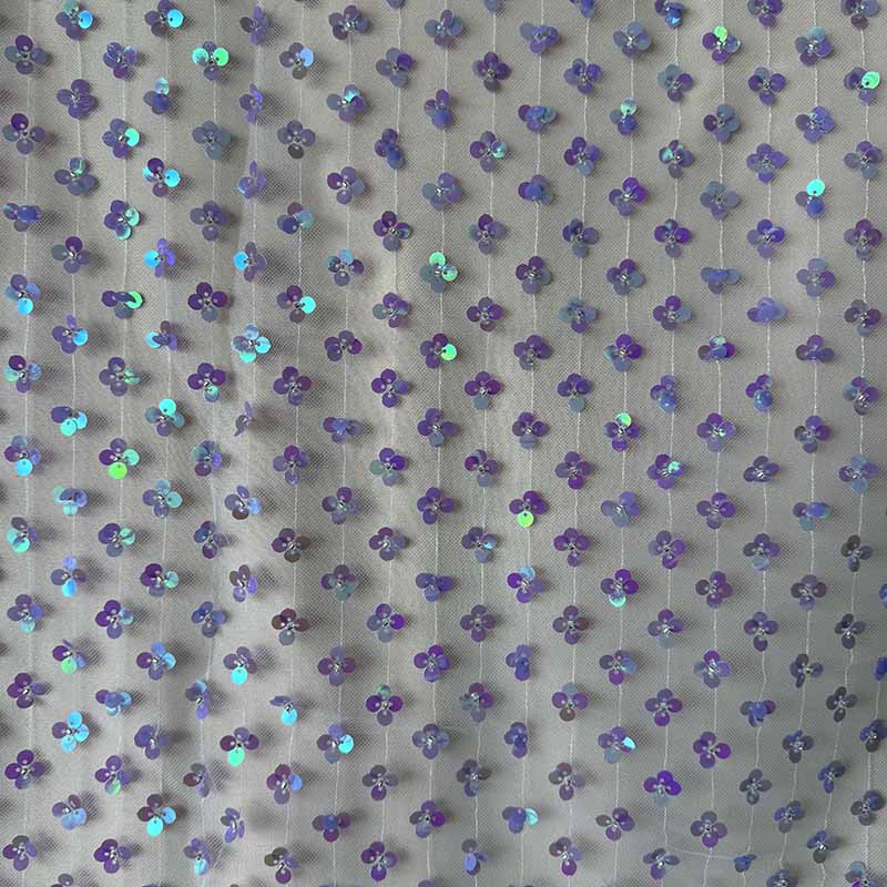 QAF10030 Fancy sequins fabric for kid dress