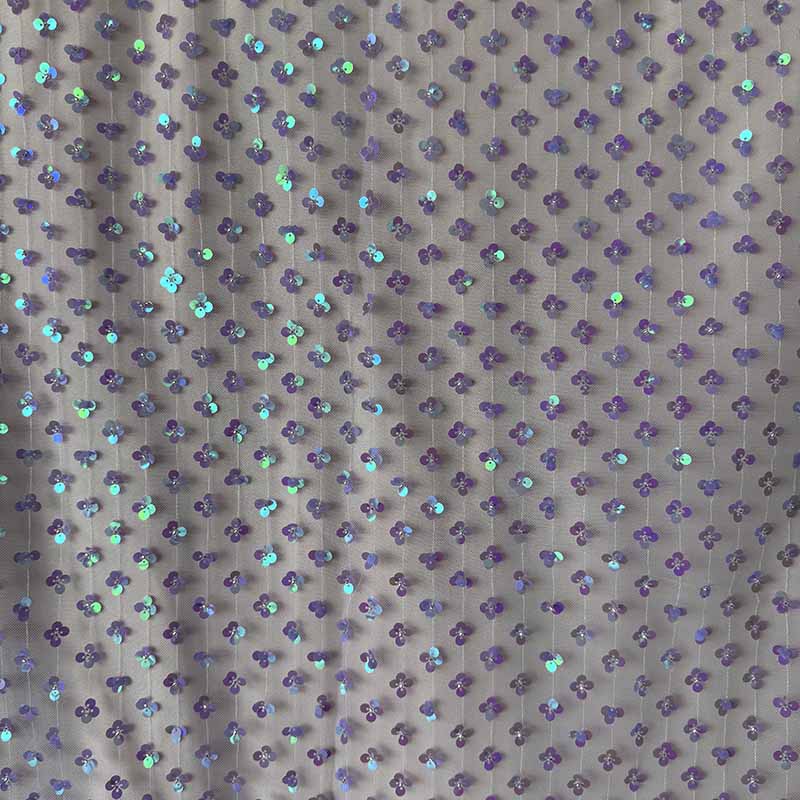 QAF10030 Fancy sequins fabric for kid dress