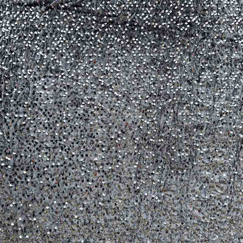 QAF10033 Fancy sequins velvet fabric