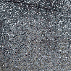 QAF10033 Fancy sequins velvet fabric
