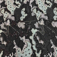 QAF260803 Geometric embroidery fabric