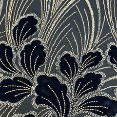 QAF260804 Velvet 3D Sequins Fabric
