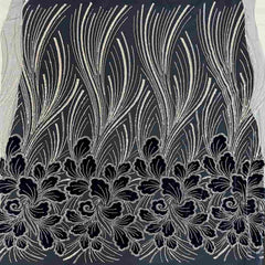 QAF260804 Velvet 3D Sequins Fabric