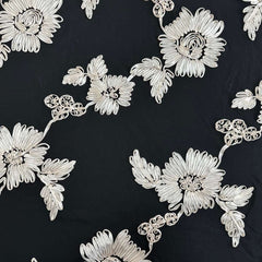 QAF260805 lace tape on stretched mesh fabric