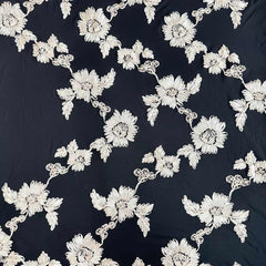 QAF260805 lace tape on stretched mesh fabric