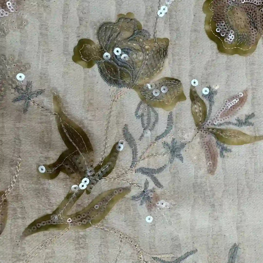 QAF260809 Embroidery on Knit fabric