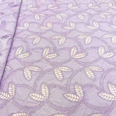 QAF9012 Fancy lasercut embroidery Fabric
