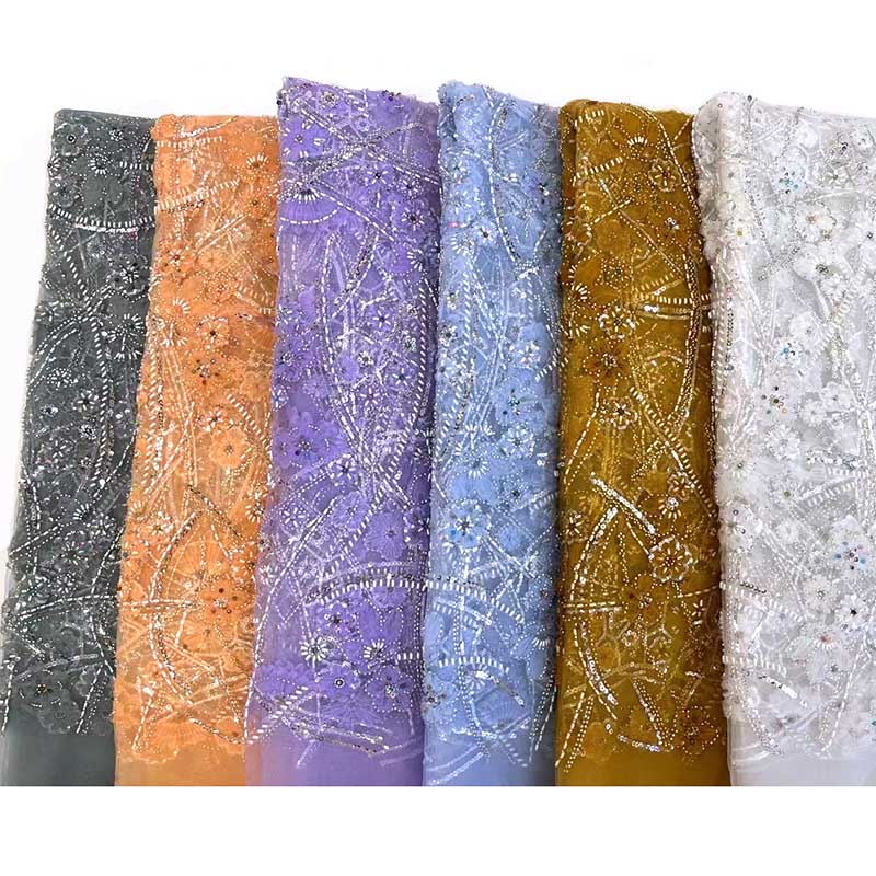 QAF9016 Fancy embroidery lace Fabric