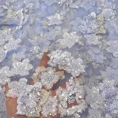 QAF9017 Fancy embroidery Fabric