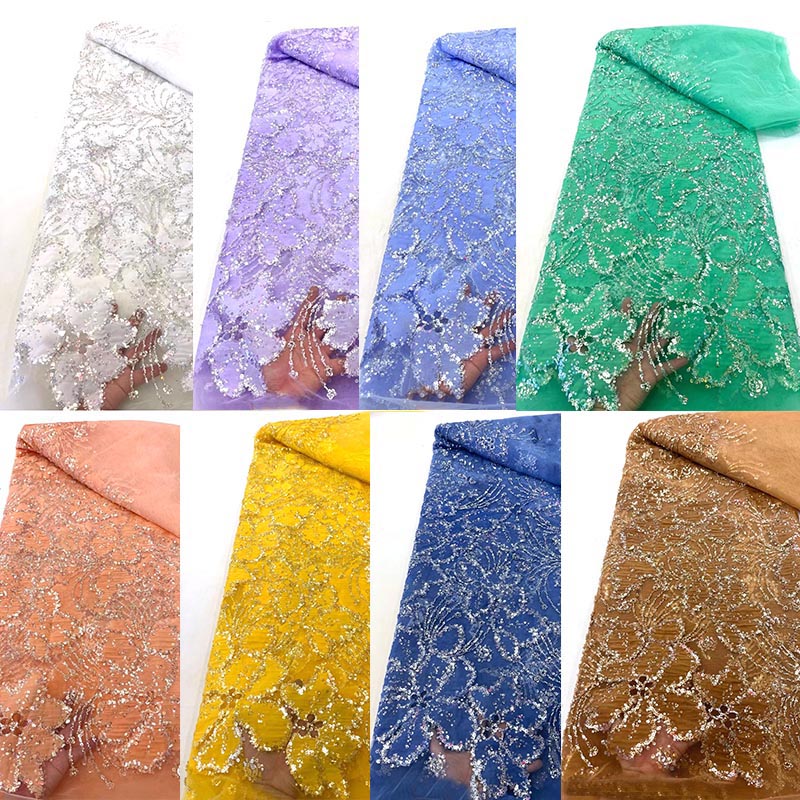 QAF9021 Fancy lasercut embroidery Fabric