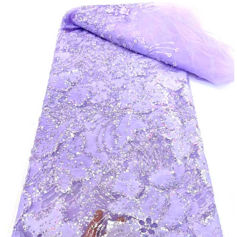 QAF9021 Fancy lasercut embroidery Fabric