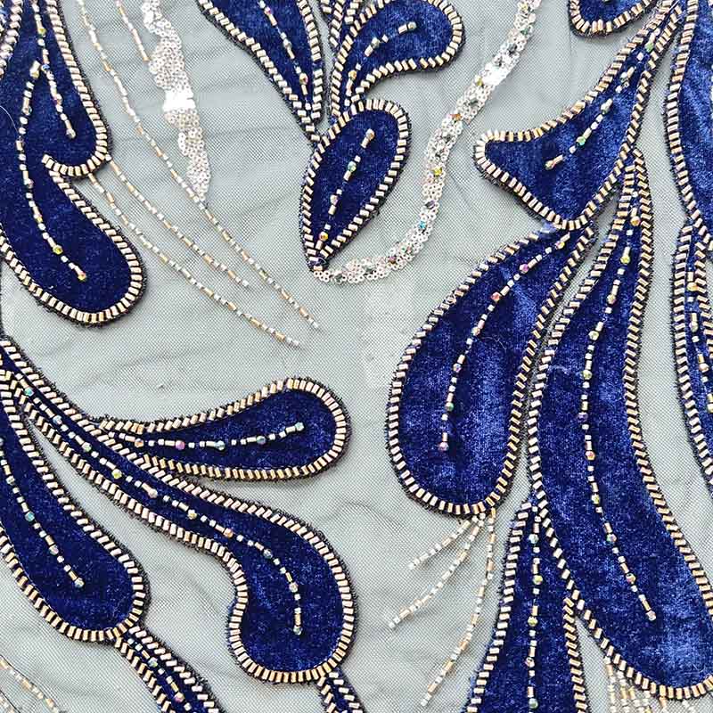 QAF9024 Fancy lasercut embroidery Fabric