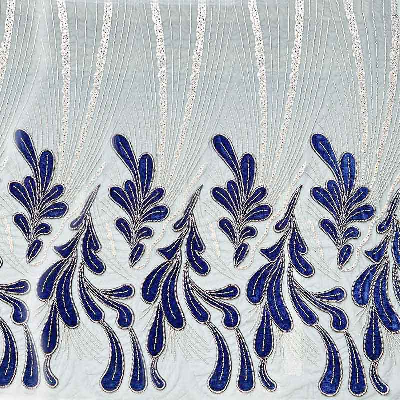 QAF9024 Fancy lasercut embroidery Fabric