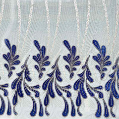 QAF9024 Fancy lasercut embroidery Fabric